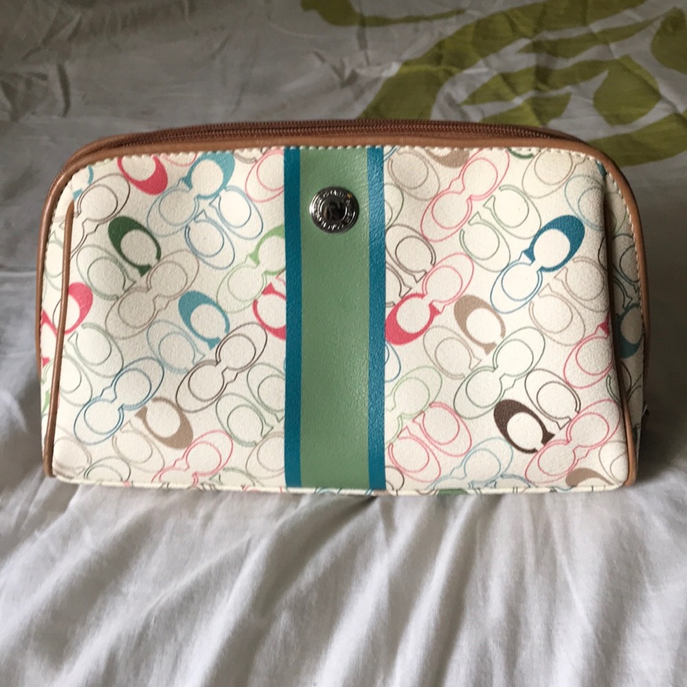 Coach cosmetic bag
